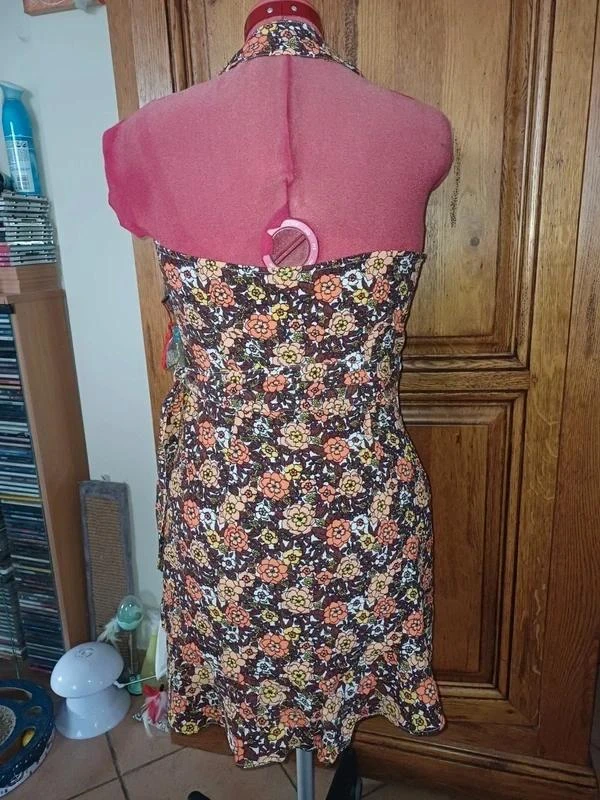 Vestido floral portefeuille tamanho 38 marca Kiabi novo em viscose – photo 5
